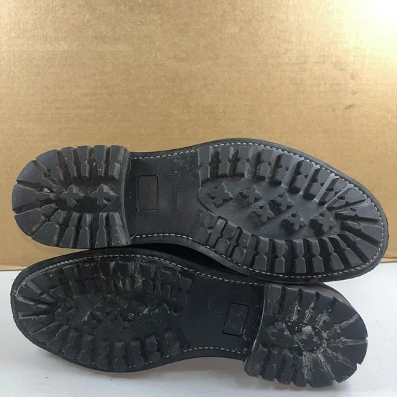 Men’s Rag & Bone Spencer Commando Black Leather Boot Size 10 (43) made in Italy - Picture 8 of 8